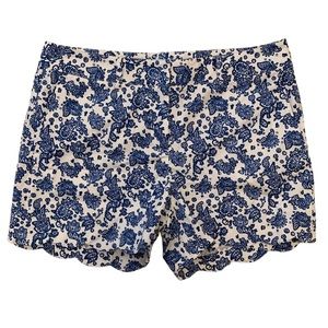 J. McLaughlin Petal Scallop Shorts Paisley Bandana